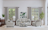 Tomkins Boucle Upholstered Sofa Set Light Grey