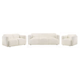 Dorset Upholstered Round Track Arm Sofa Set