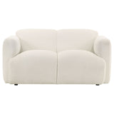 Dorset Fabric Upholstered Round Track Arm Loveseat