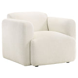 Dorset Fabric Upholstered Round Track Arm Accent Chair