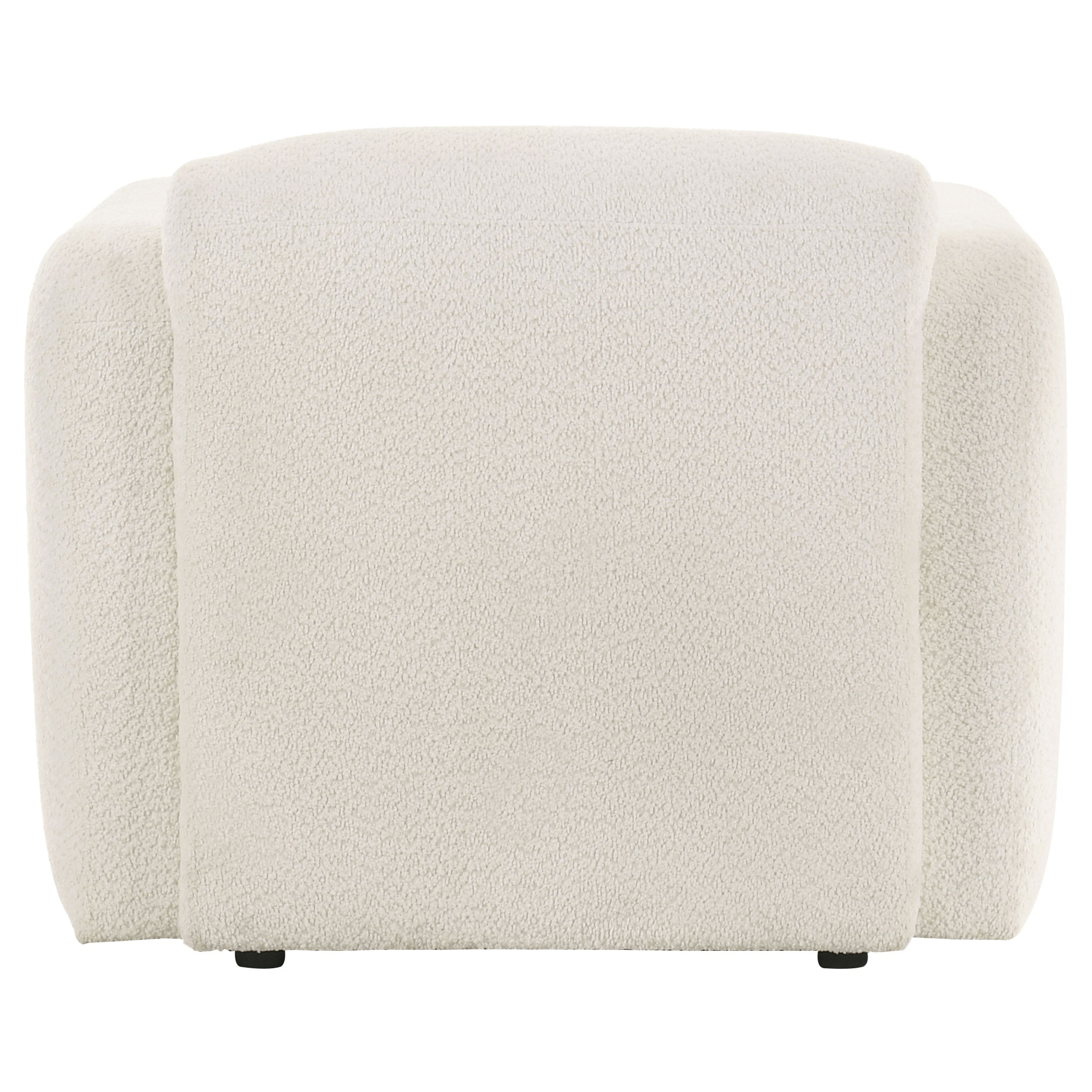 Dorset Fabric Upholstered Round Track Arm Accent Chair