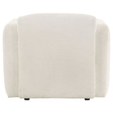 Dorset Fabric Upholstered Round Track Arm Accent Chair