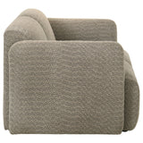 Dorset Fabric Upholstered Round Track Arm Loveseat