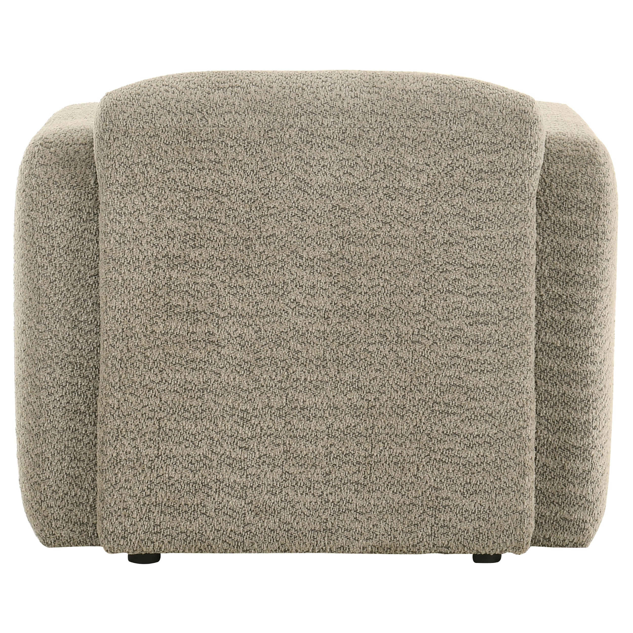 Dorset Fabric Upholstered Round Track Arm Accent Chair