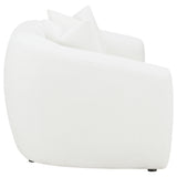 Isabella Faux Sheepskin Upholstered Sofa Set Natural