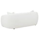 Isabella Faux Sheepskin Upholstered Sofa Set Natural