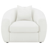 Isabella Faux Sheepskin Upholstered Sofa Set Natural