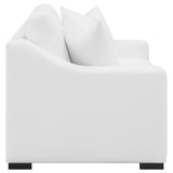 Ashlyn Upholstered Sloped Arm Sofa Set