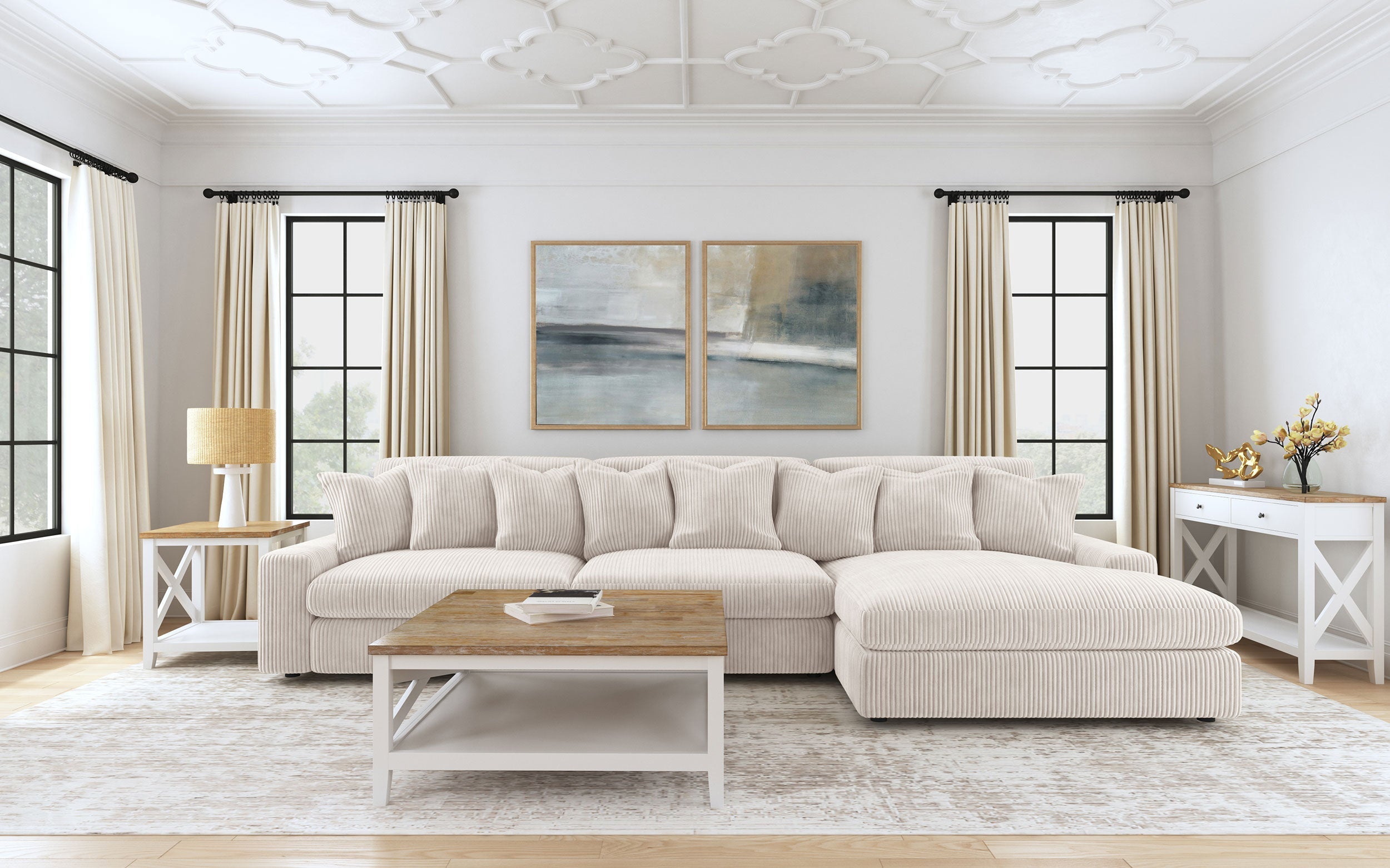 Blaine Upholstered Armless Chair