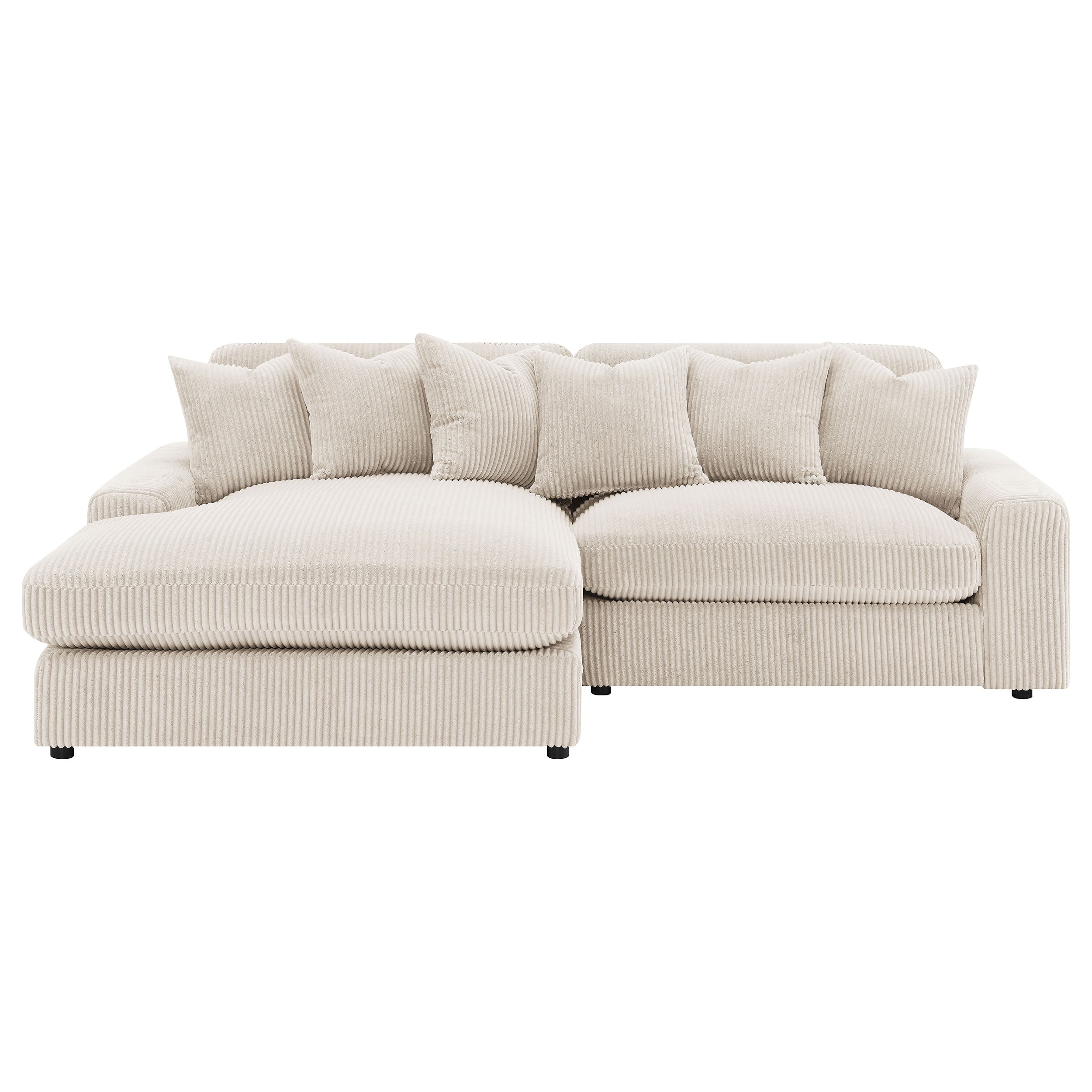 Blaine Upholstered Reversible Chaise Sectional Sofa
