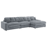 Blaine Upholstered Reversible Chaise Sectional Sofa