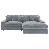 Blaine Upholstered Reversible Chaise Sectional Sofa