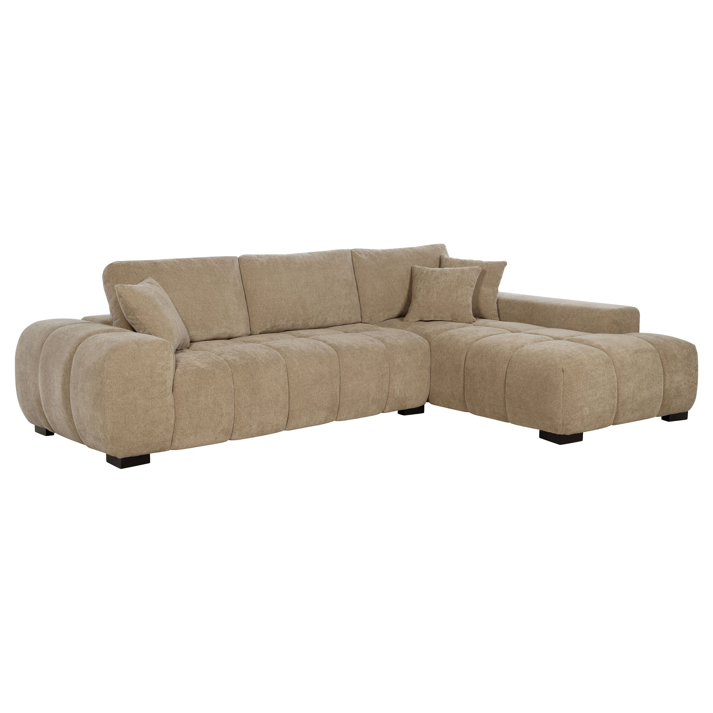 Octavia Upholstered Sectional Chaise Sofa