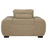 Octavia Upholstered Track Arm Accent Chair
