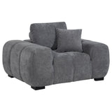 Octavia Upholstered Track Arm Accent Chair