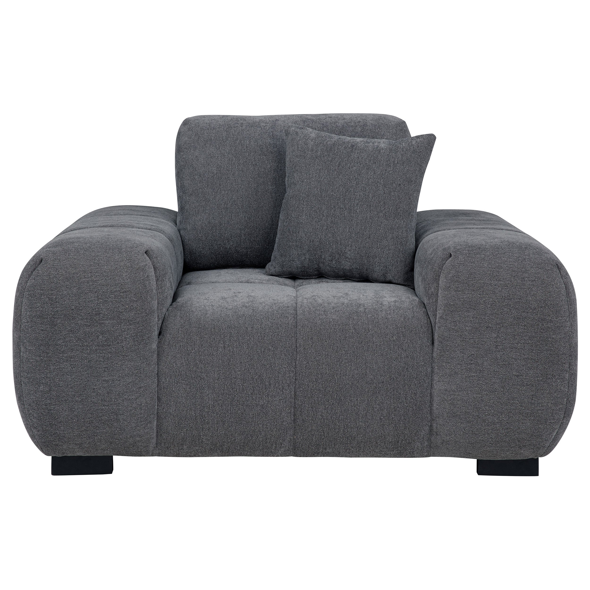 Octavia Upholstered Track Arm Accent Chair