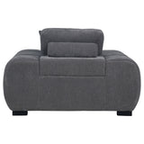 Octavia Upholstered Track Arm Accent Chair