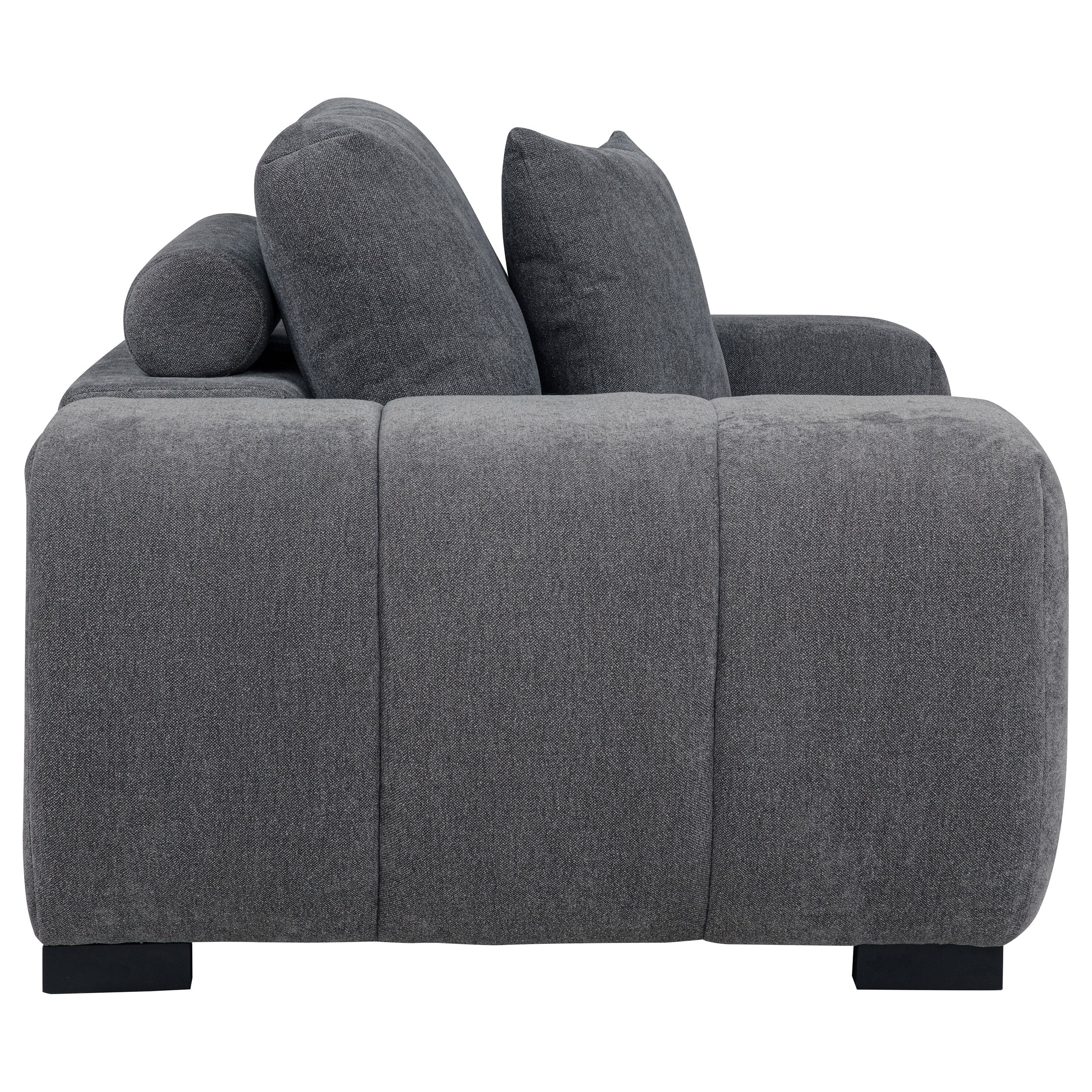 Octavia Upholstered Track Arm Accent Chair