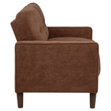 Bowen II Fabric Upholstered Track Arm Sofa Set