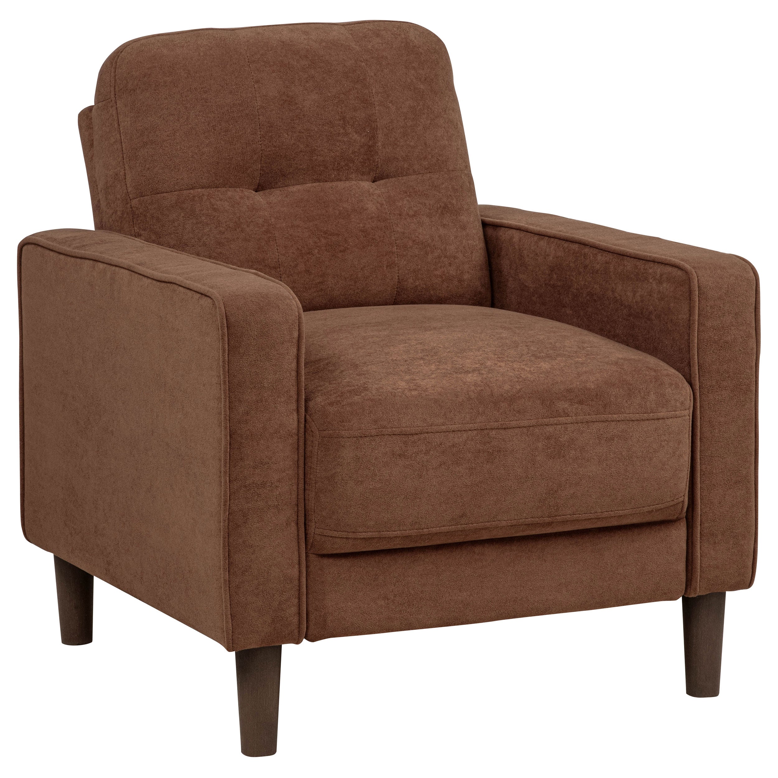 Bowen II Fabric Upholstered Track Arm Sofa Set