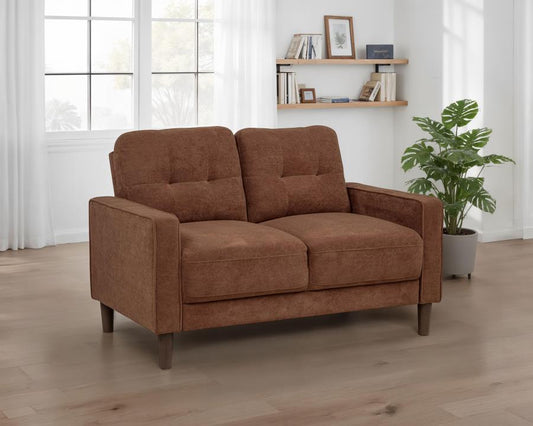 Bowen II Fabric Upholstered Track Arm Loveseat