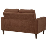 Bowen II Fabric Upholstered Track Arm Loveseat