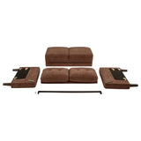 Bowen II Fabric Upholstered Track Arm Loveseat