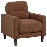 Bowen II Fabric Upholstered Track Arm Accent Chair