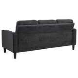 Bowen II Fabric Upholstered Track Arm Sofa Set
