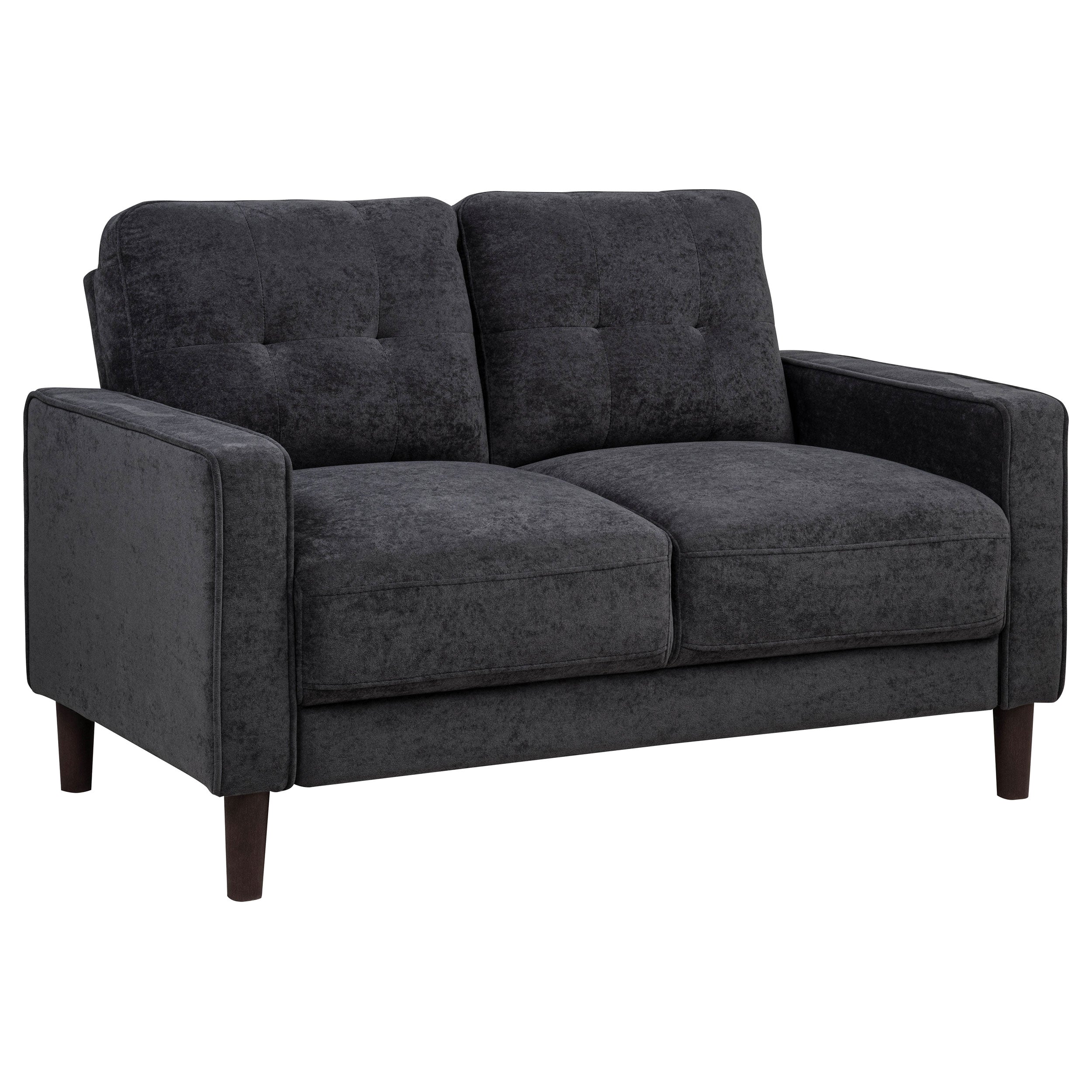 Bowen II Fabric Upholstered Track Arm Loveseat