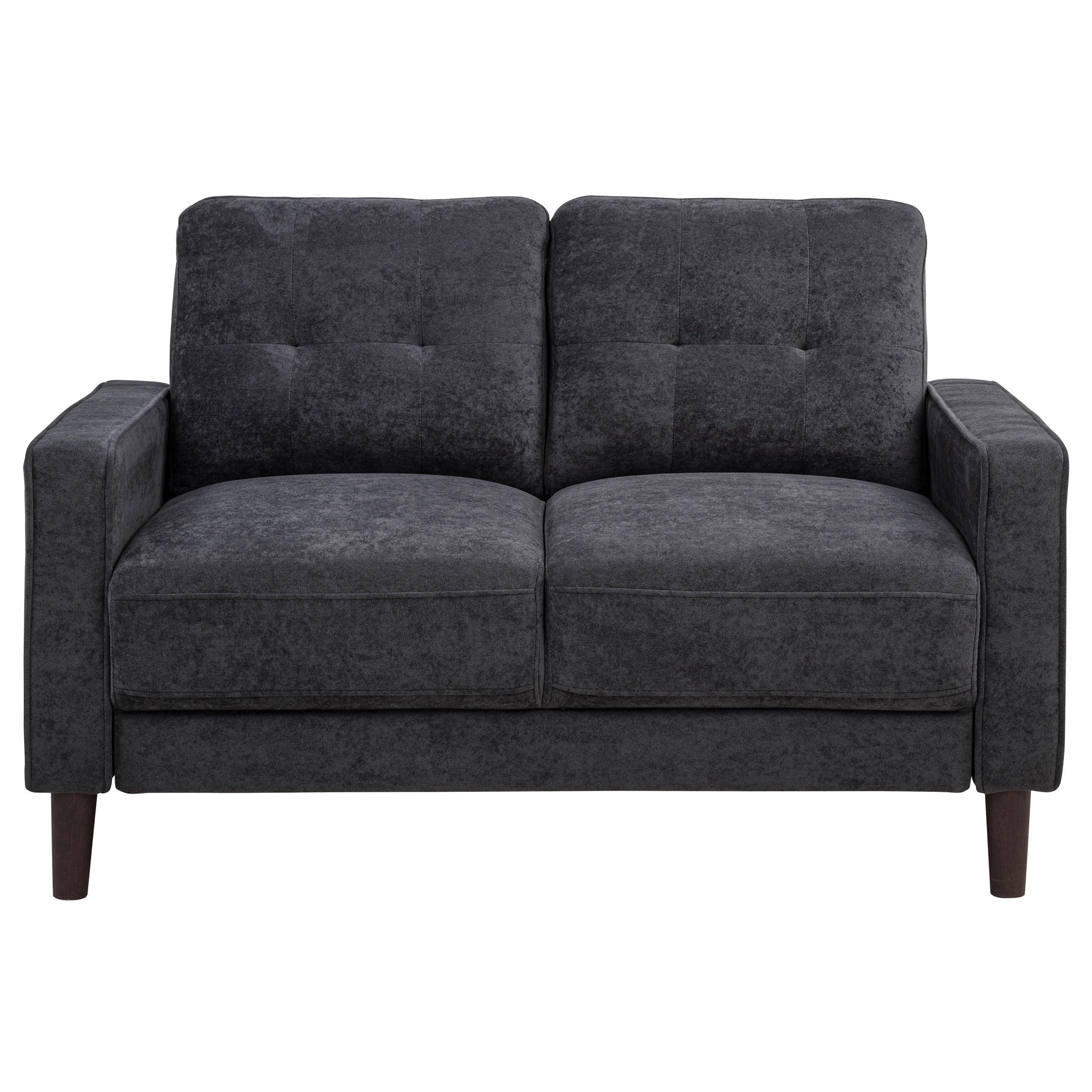 Bowen II Fabric Upholstered Track Arm Loveseat