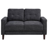 Bowen II Fabric Upholstered Track Arm Loveseat