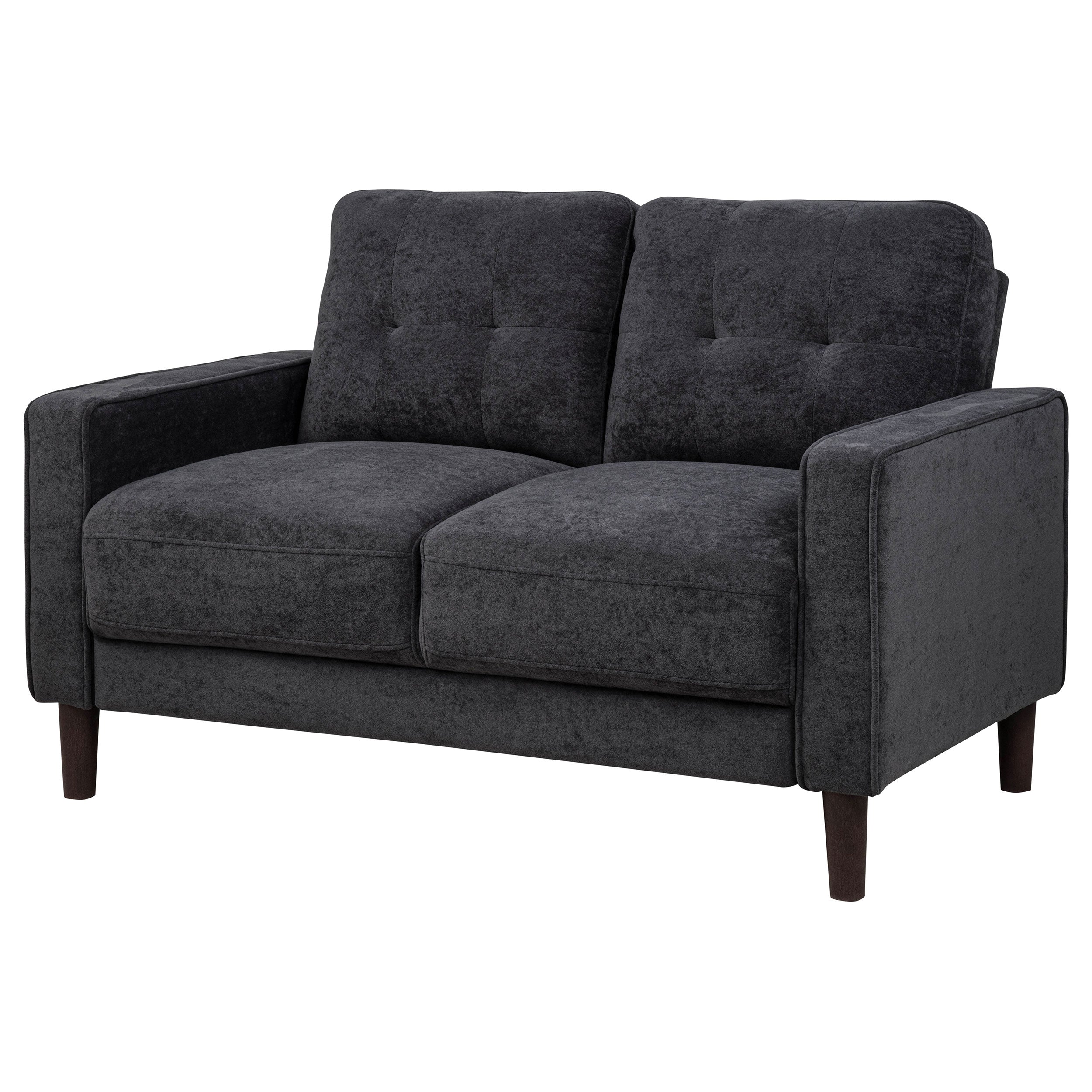 Bowen II Fabric Upholstered Track Arm Loveseat