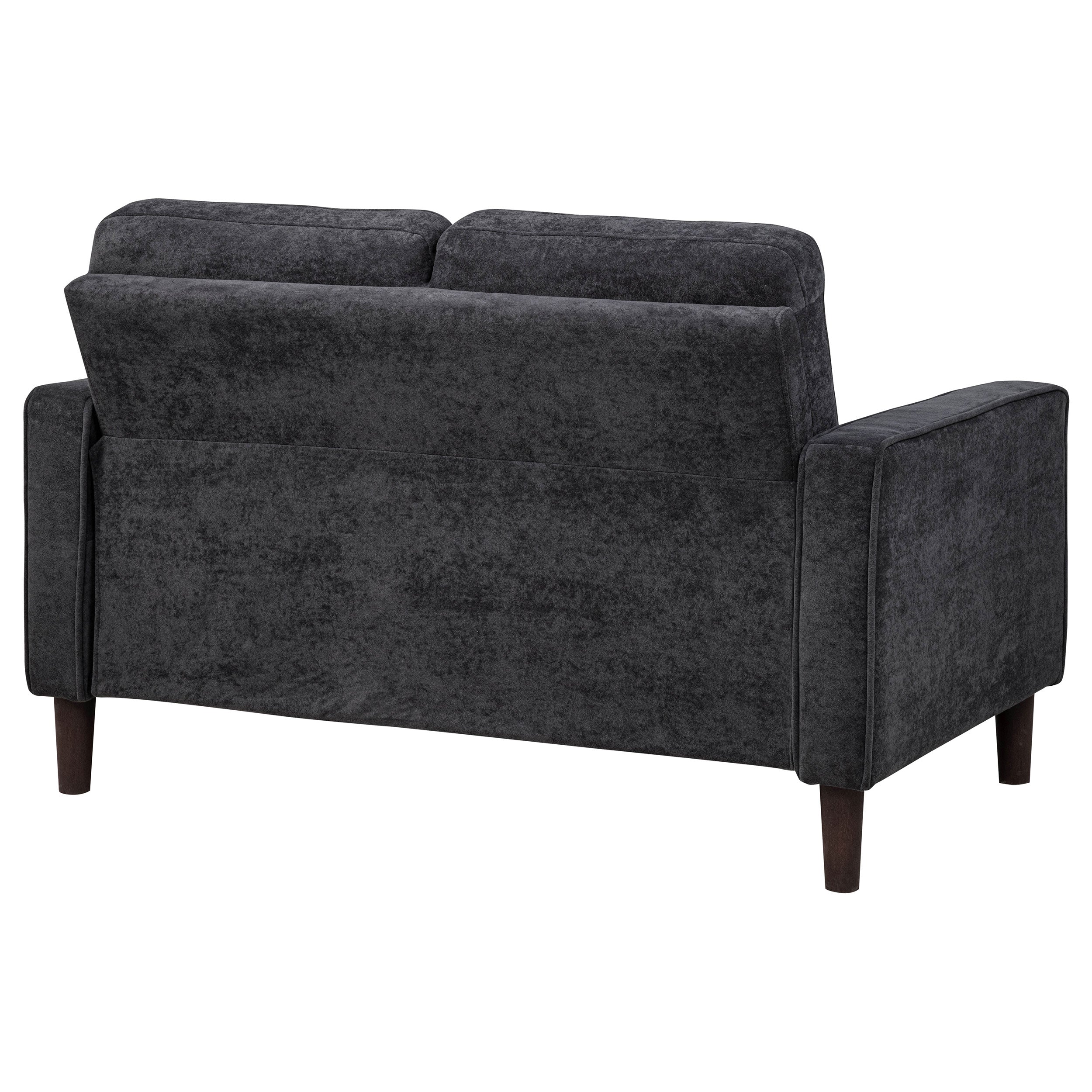 Bowen II Fabric Upholstered Track Arm Loveseat