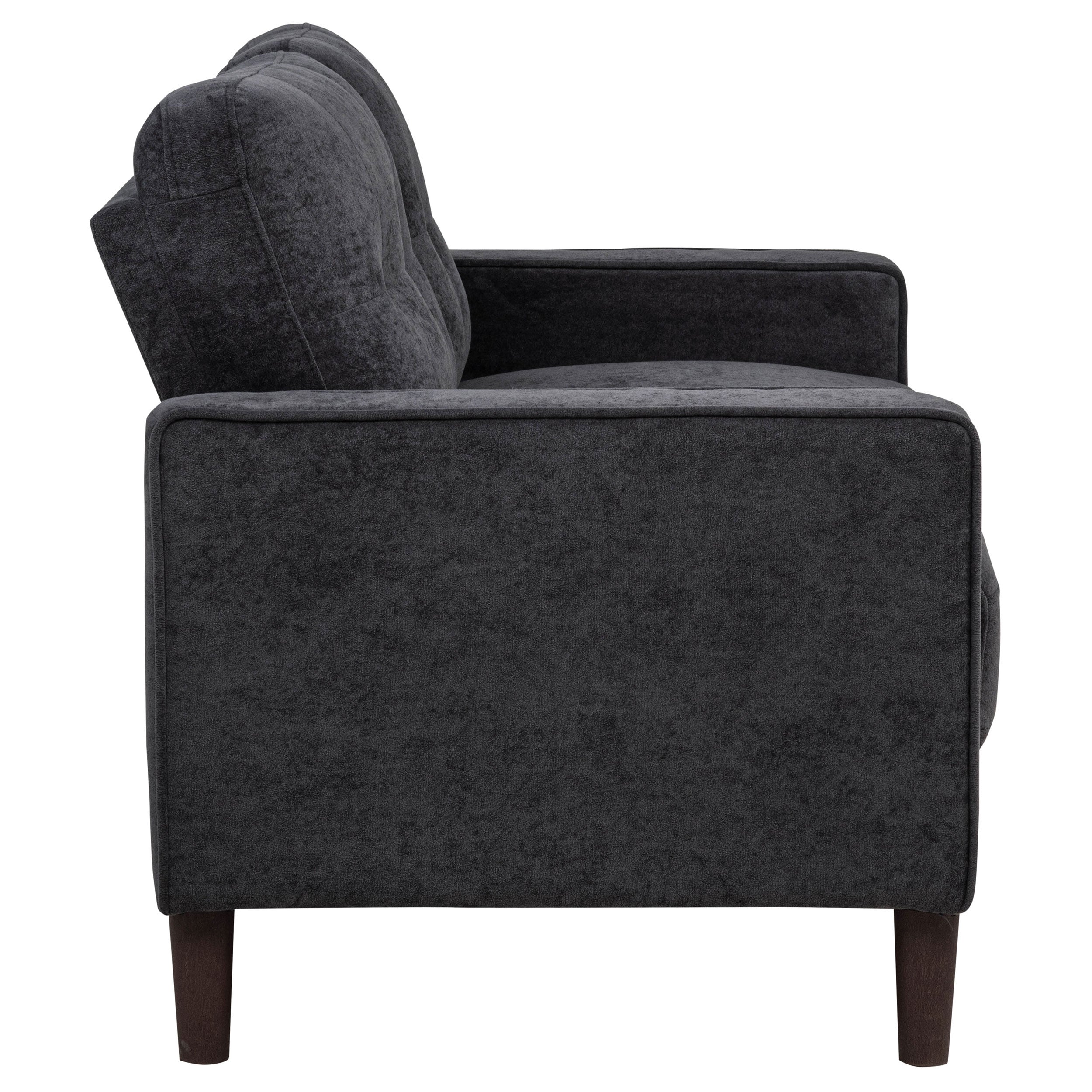 Bowen II Fabric Upholstered Track Arm Loveseat