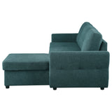 Samantha Upholstered Storage Sleeper Sectional Sofa
