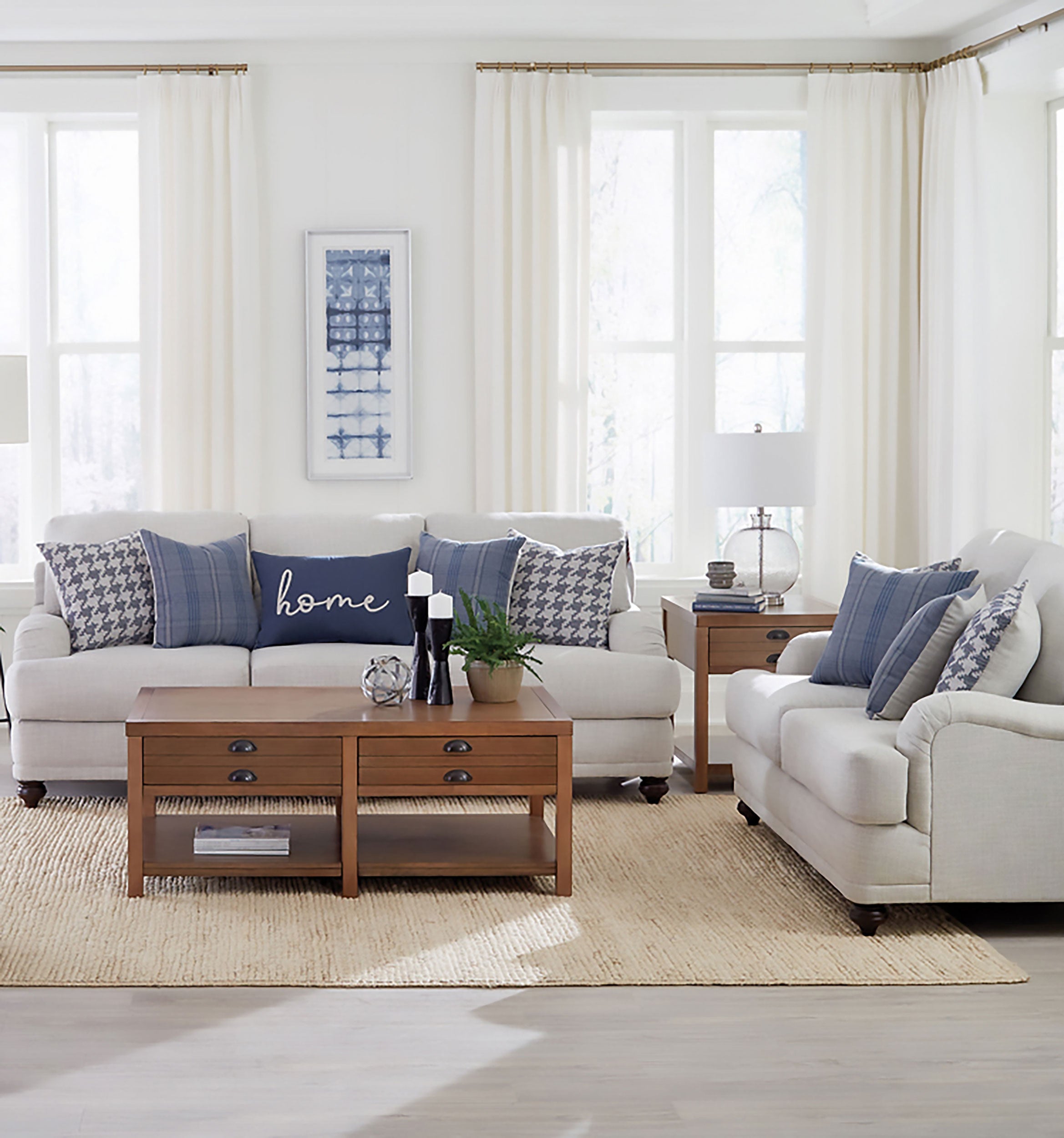 Glenn Upholstered Sofa Set