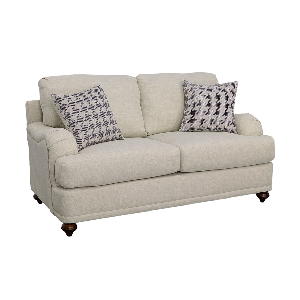 Glenn Upholstered English Arm Loveseat