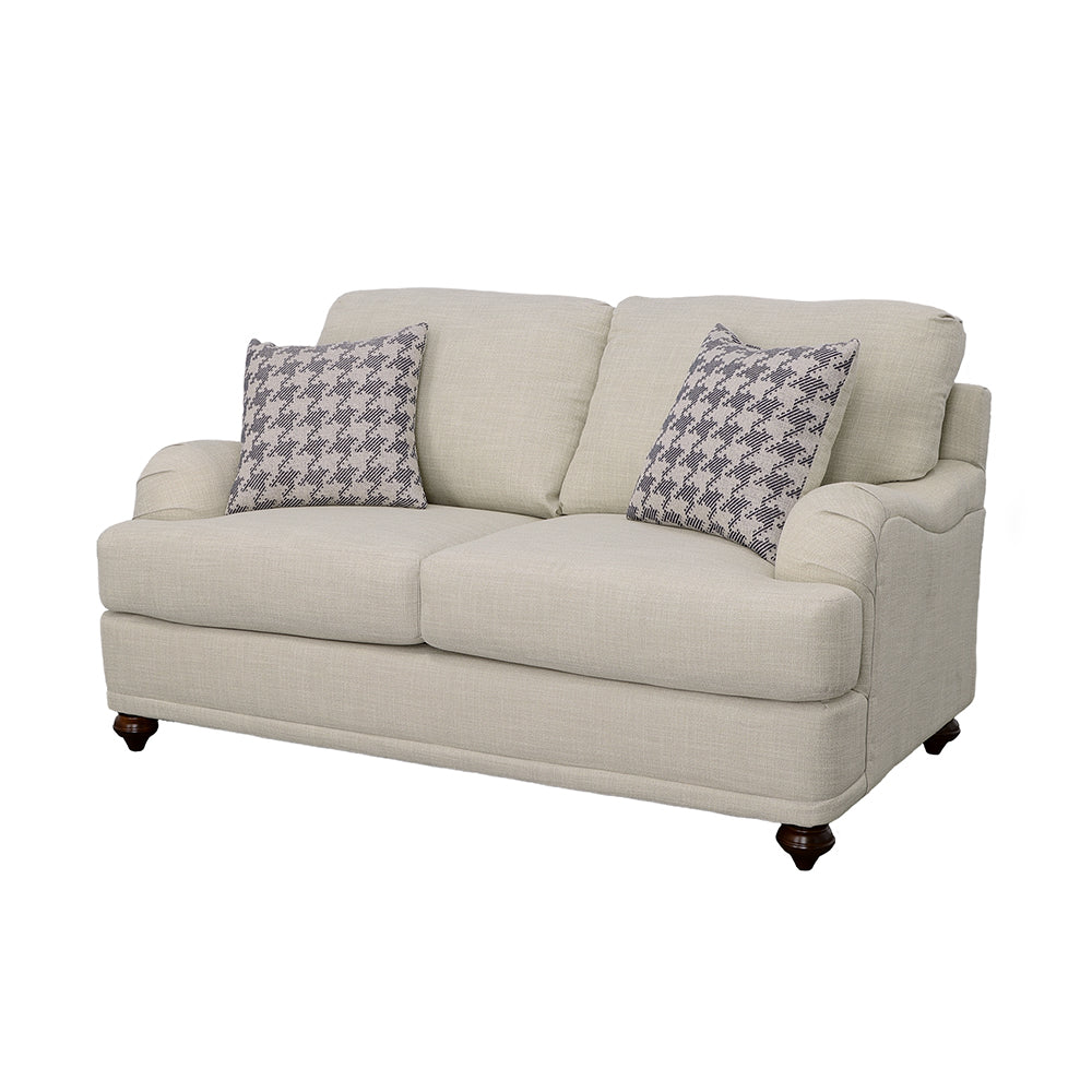 Glenn Upholstered English Arm Loveseat
