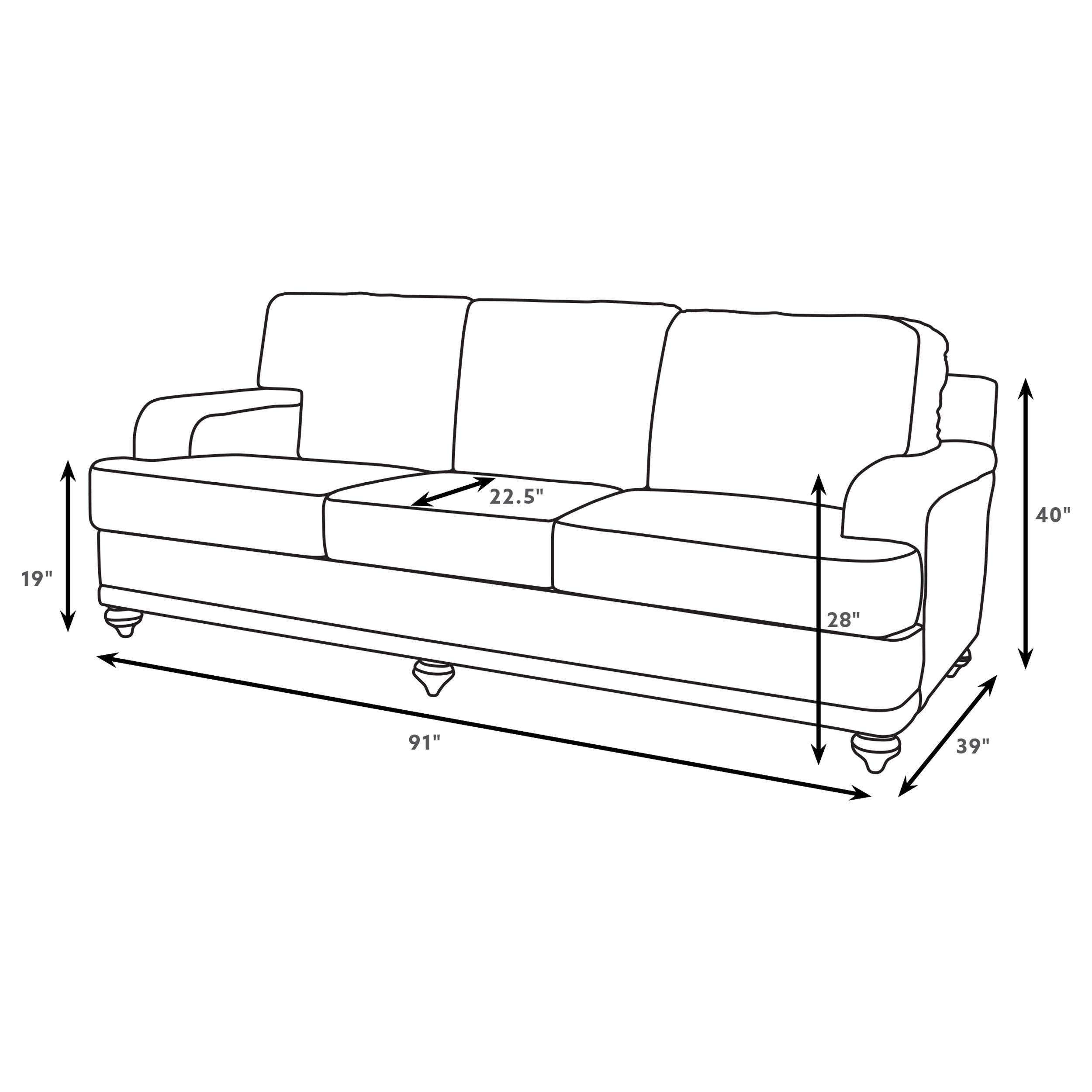 Glenn Upholstered Sofa Set