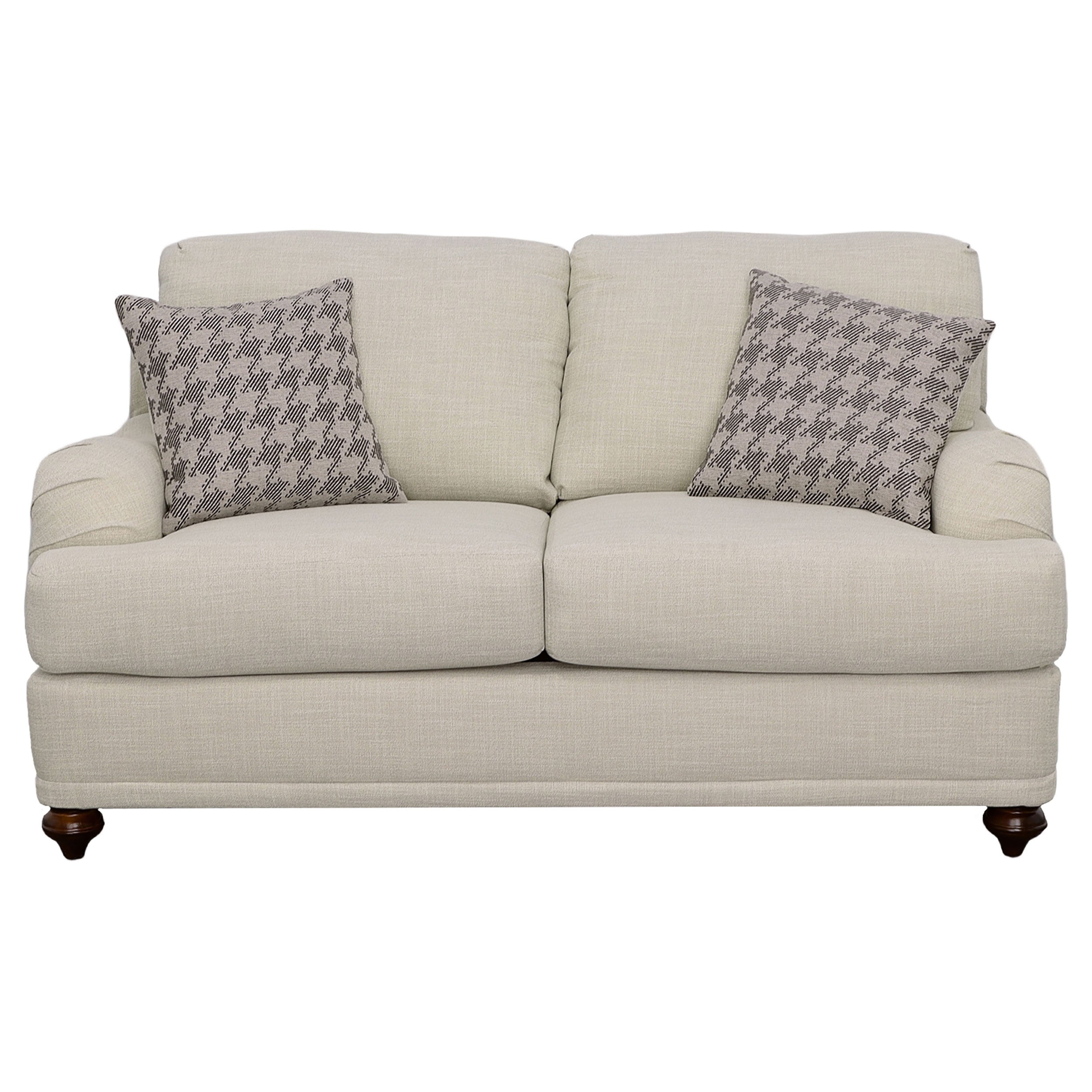Glenn Upholstered English Arm Loveseat
