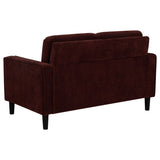 Ruth Upholstered Track Arm Sofa Set