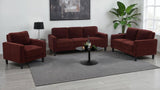 Ruth Upholstered Track Arm Sofa Set