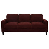 Ruth Upholstered Track Arm Sofa Set
