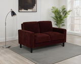 Ruth Upholstered Track Arm Loveseat