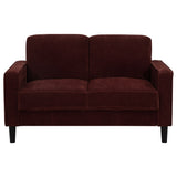 Ruth Upholstered Track Arm Loveseat