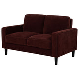 Ruth Upholstered Track Arm Loveseat