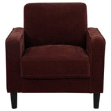 Ruth Upholstered Track Arm Accent Chair