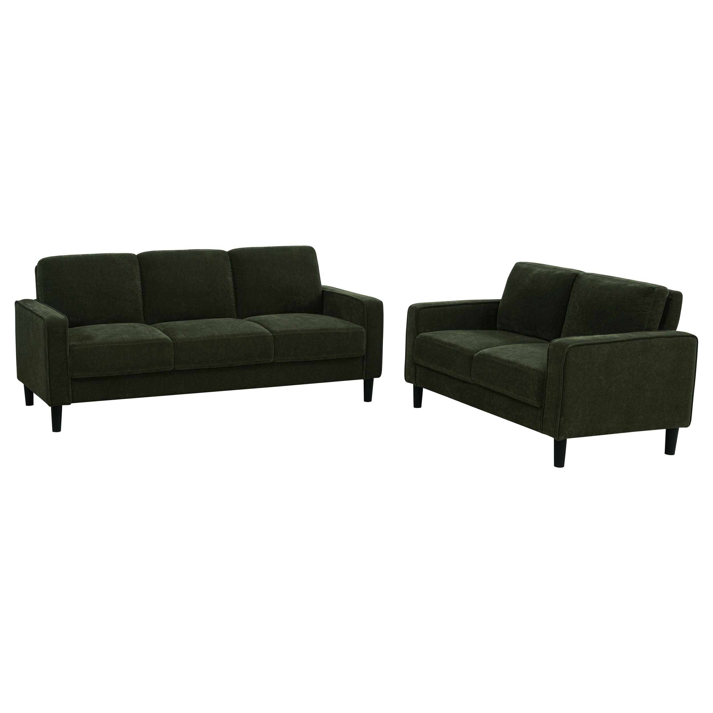 Ruth Upholstered Track Arm Sofa Set