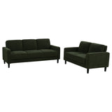 Ruth Upholstered Track Arm Sofa Set